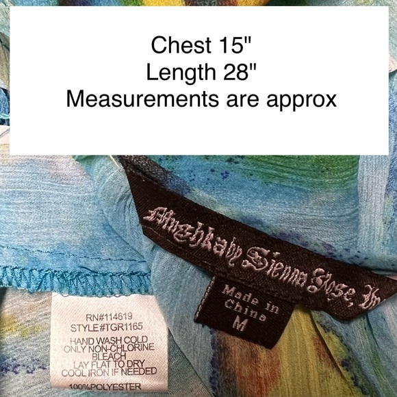 Boho semi sheer top - Picture 4 of 4